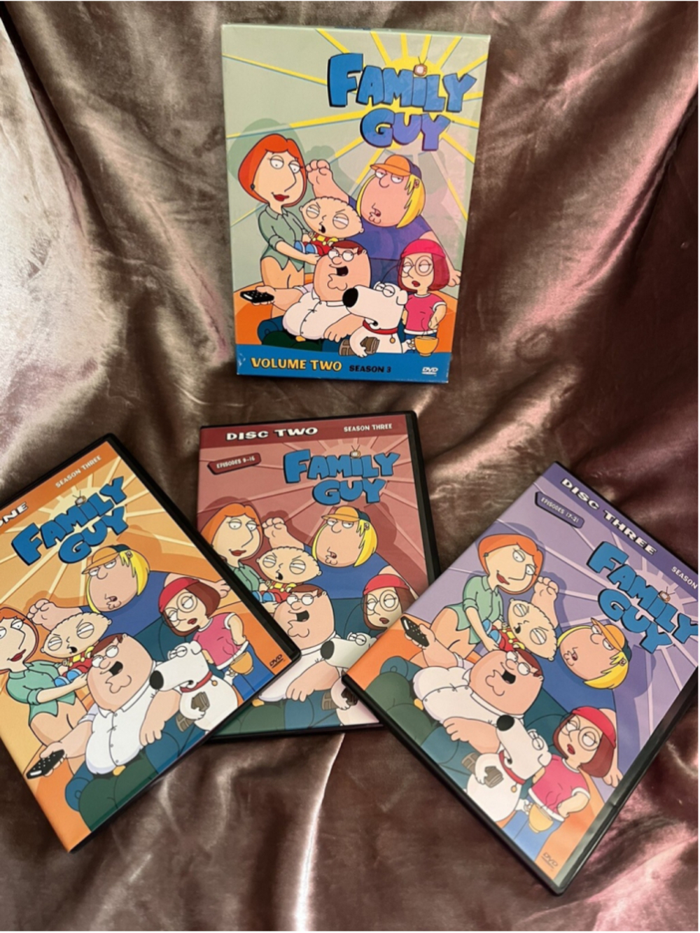 Family Guy - Volume 2: Season 3 (DVD, 2003, 3-Disc Set) SEE PICS